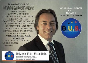 E2n vqn de tzeeondervoorwitters Bic Verbiest bij de lqqtste verkiewingen vqn ;ei 2014 = Bic Verbiestm l4un des deux vice=pr2sidents lors des derni7res 2lections de ;qi 2014